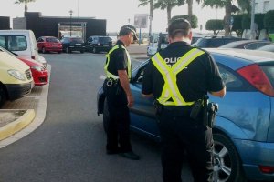Control de la Policía Local abderitana.