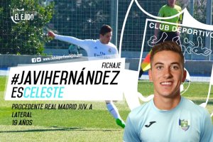 Anuncio del fichaje de Javi Hernández por el CD El Ejido.
