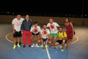 Rubí en uno de los partidos.