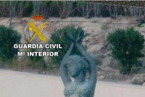 La figura robada se encontraba en una finca en Vícar.