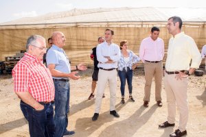 El alcalde se reunió ayer con regantes de la Vega