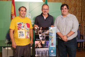 El festival fue presentado ayer por José Valdivia, Francisco García y Ramón Soto.