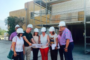 Visita a las obras que se están realizando tanto en los centros educativos del municipio de El Ejido como en el que está ubicado en el municipio de L