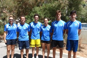 Equipo que se ha desplazado al Campeonato de España.