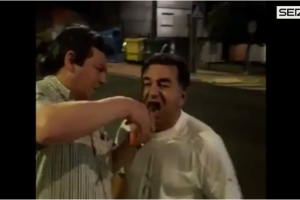 Captura del vídeo que se ha hecho viral.