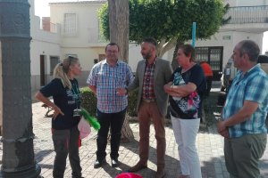 Tortosa ha visitado a los contratados con los planes de empleo de la Junta.