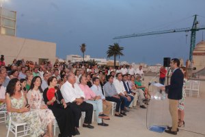 Presentación de la Feria, anoche.