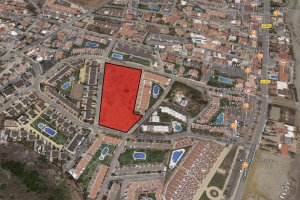 La parecela (sombreada) se encuentra en la zona de El?Palmeral (imagen de Google Maps)