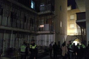 Imagen del regreso de los vecinos de El Patio