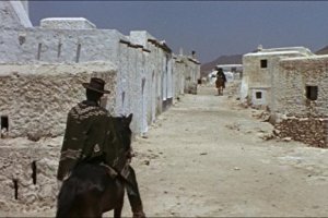 Inicio de Por un puñado de dólares en Los Albaricoques.