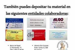 Los establecimientos participantes donde también se puede colaborar