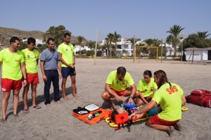 Socorristas durante uno de los cursos.