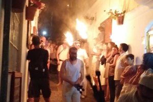 Noche de las Velas celebrada en Mojácar en 2016.
