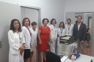 Visita a las consultas de Nefrología del Hospital de Poniente.