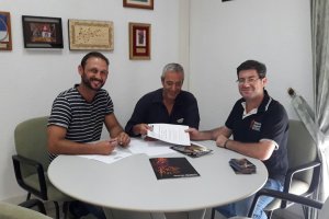 Luis González, Peña La Luz; Francisco Giménez, alcalde;?y Alfonso Baños, pirotecnia.