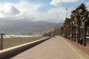 Se esperan fuertes rachas de viento en la costa.