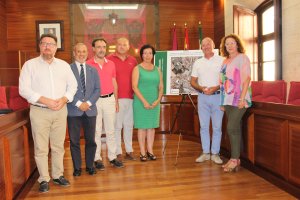 El consejero de Fomento junto a los alcaldes de Vera, Cuevas del Almanzora y Garrucha.
