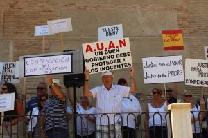 Manifestación en apoyo a los Prior (foto de archivo).