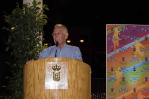 Gabriel Amat le habló a los deportistas.