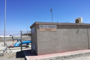 El agua se recepciona en la planta de impulsión del Bobar