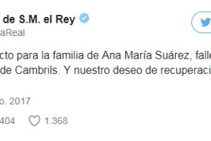 Tuit de la Casa Real de este viernes.