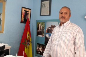 Mohamed Bentrika en la sede de Codenaf en Almería. Fotografía de archivo.