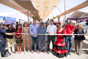 El alcalde ha inaugurado hoy el Paseo de Caballos.