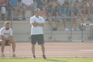 Fran Fernández, en el Almería B-Vélez.