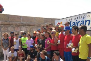 Los ganadores posan para la historia.