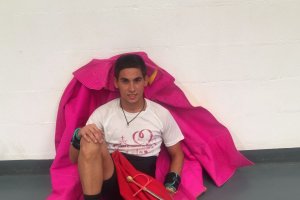 José Cabrera, novillero con picadores.