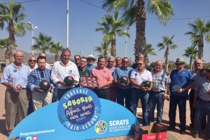 Regantes de Almería, Murcia y Alicante en la acción en Terreros