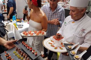 El espacio temático de gastronomía está teniendo mucho éxito.