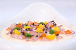 Un plato con todo el colorido de la Feria de Almería