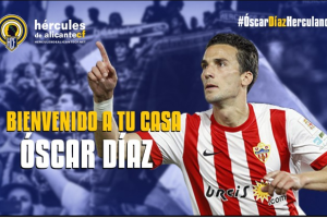 Óscar Díaz ayudará en el camino del ascenso.