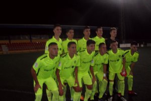El Almería jugó la final con la segunda equipación.