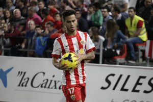 Suso en su etapa en el Almería.