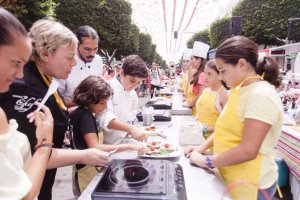 Los pequeños "mini chefs".