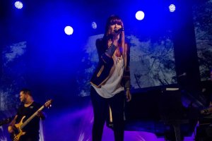 Un momento del concierto de Vanesa Martín.