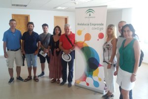 Visita de los italianos al CADE del puerto