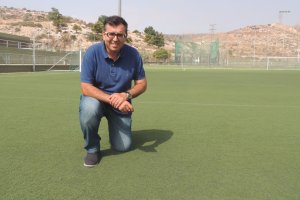 Paco Amizián en la Ciudad Deportiva de Los Ángeles.