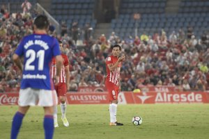 Tino Costa en su estreno con la rojiblanca.