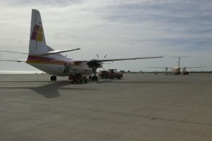 Las obras en el aeropuerto de Almería permitirá optimizar la recogida de pluviales.