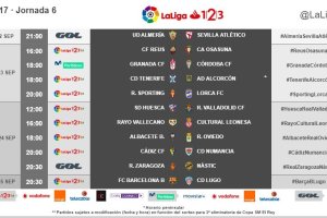 La sexta jornada al completo.