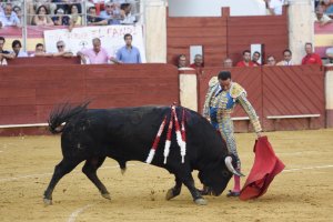 Enrique Ponce, durante su paso por la Feria Taurina de Almería este año.