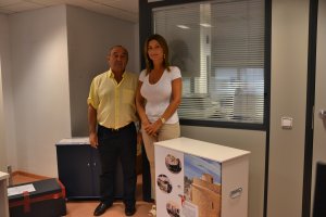 Los concejales Pedro Antonio López y Mayte Fernández. La voz
