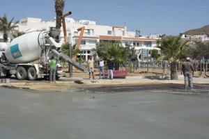 Las obras van a buen ritmo.