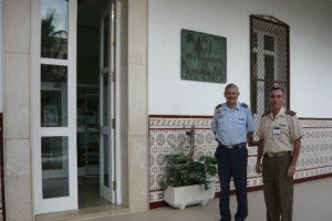 Los coroneles Fernández y Soriano en Almería