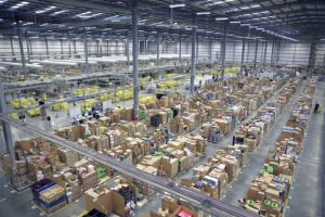 Centro de distribución de Amazon en Madrid.