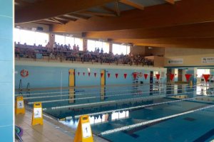 Piscina Municipal de El Ejido durante una competición.
