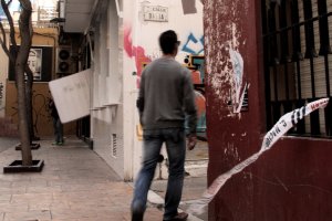 Imagen de la calle Trajano, zona que se encuentra cerca del lugar donde ocurrió el suceso.